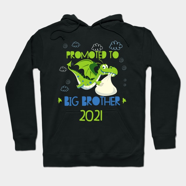 Dragon Big Brother Pregnant 2021 Gift Idea Hoodie by alpmedia